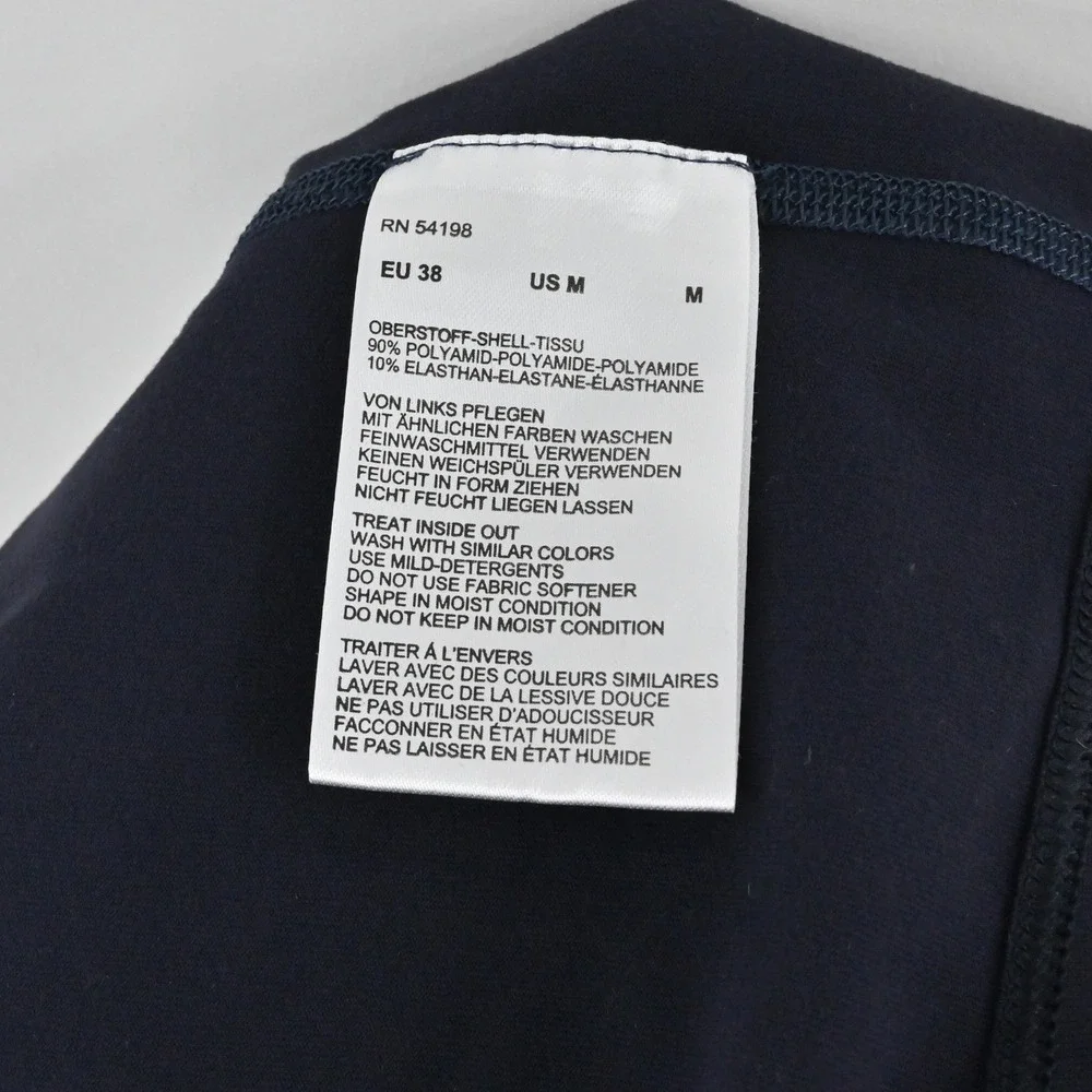 Bogner First Layer 1/4 Zip Pullover Womens Size M Navy Blue Ski Base Layer Top - Picture 7 of 8